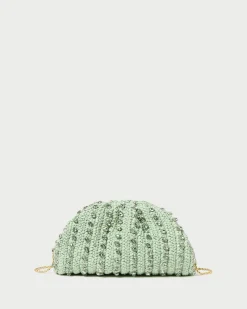 Bailey Blue Floral Pleated Clutch