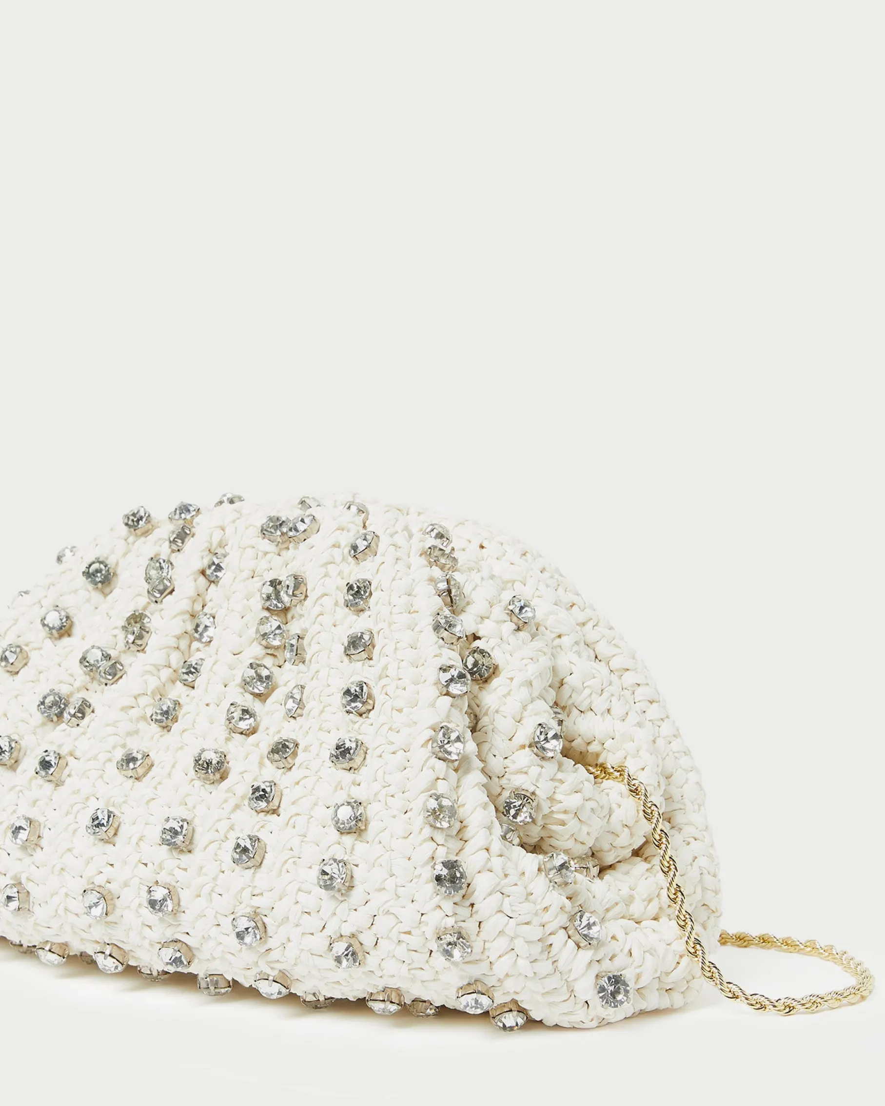 Bailey Blue/Crystal Dome Clutch