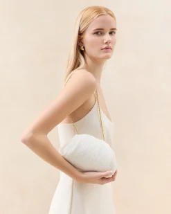 Bailey Blue/Crystal Dome Clutch