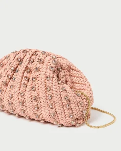 Bailey Blush/Crystal Dome Clutch