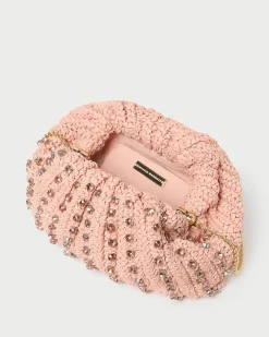 Bailey Blush/Crystal Dome Clutch