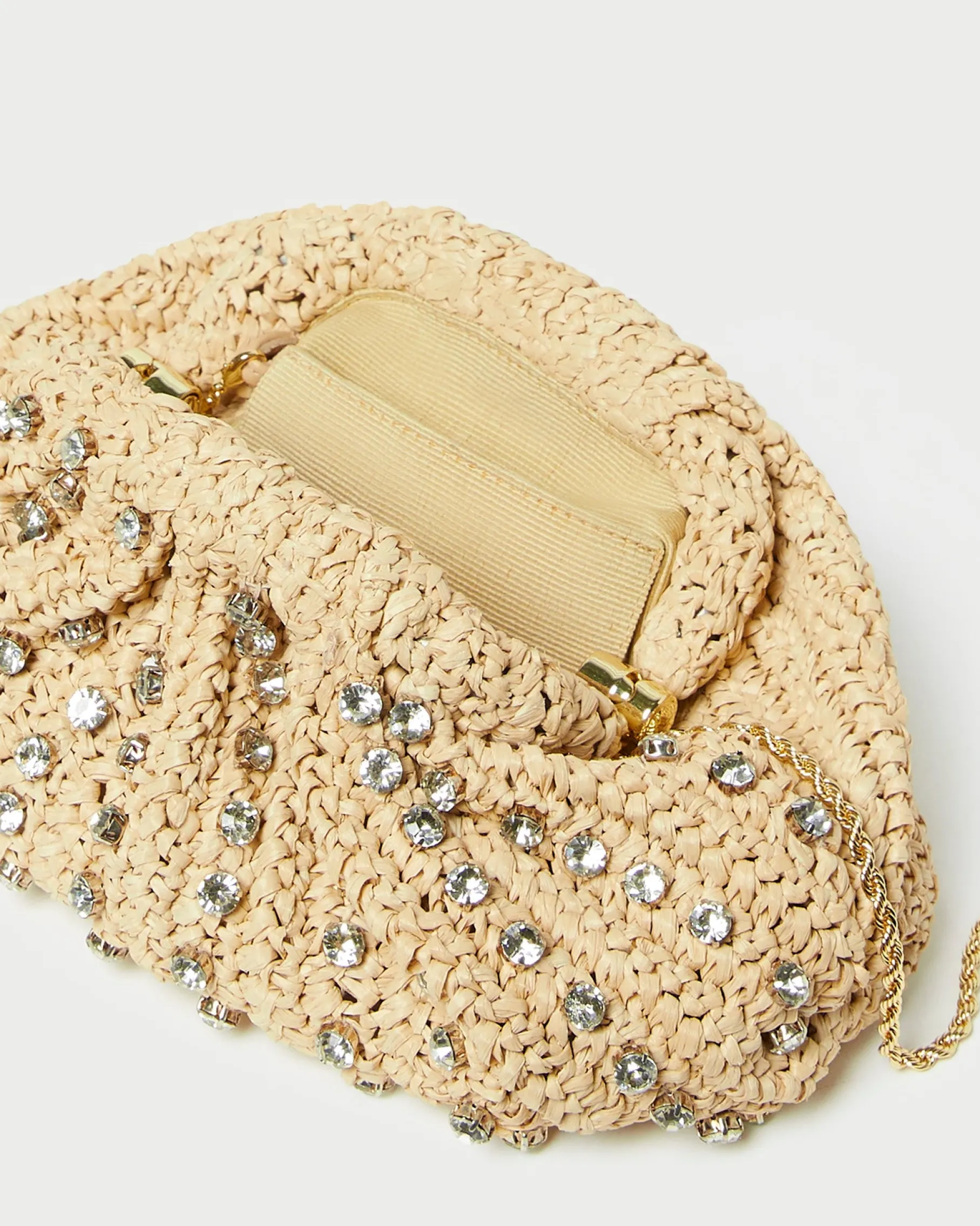 Bailey Mint/Crystal Dome Clutch