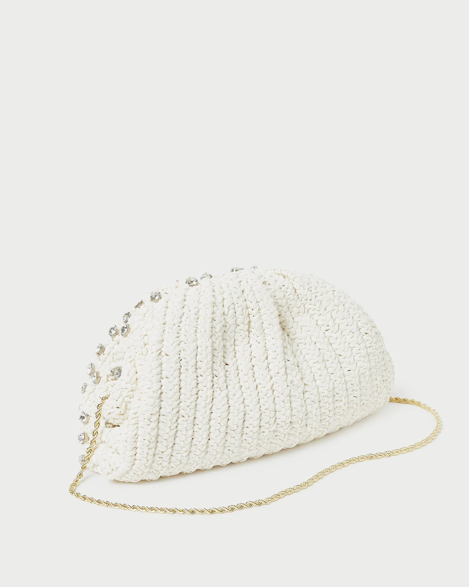 Bailey Mint/Crystal Dome Clutch