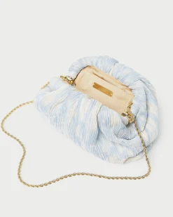 Bailey Natural/Crystal Dome Clutch