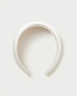 Bellamy Blue Satin Puffy Headband