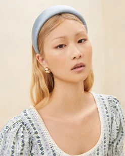 Bellamy Natural/Crystal Puffy Headband