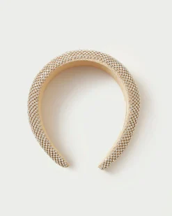 Bellamy Natural/Crystal Puffy Headband