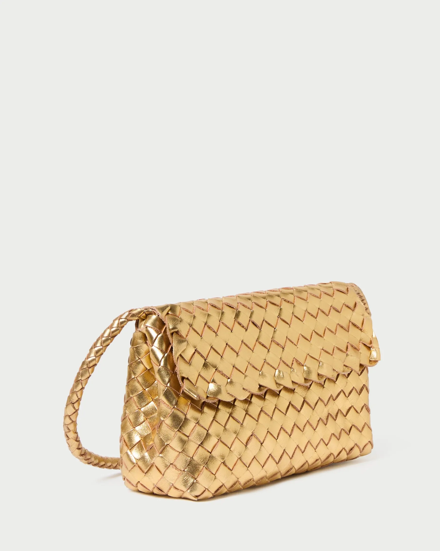 Billie White Leather Shoulder Bag