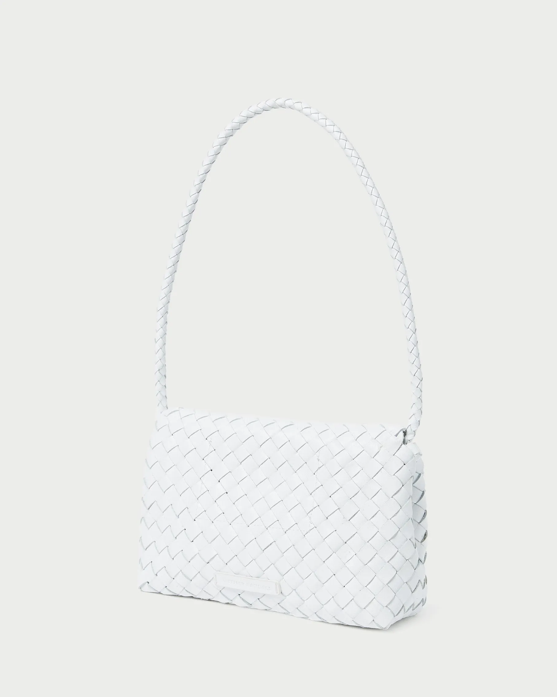Billie White Leather Shoulder Bag