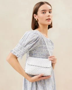 Billie White Leather Shoulder Bag