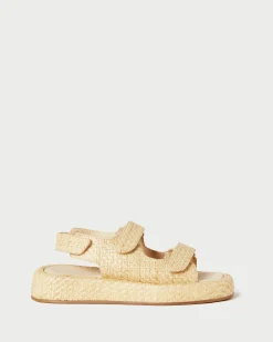 Blaise Caramel Leather Platform Sandal