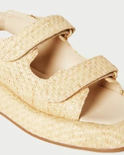 Blaise Caramel Leather Platform Sandal