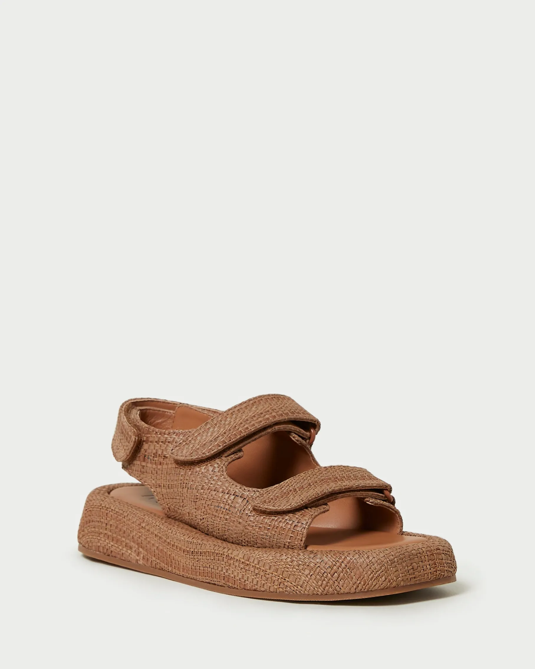 Blaise Natural Raffia Platform Sandal