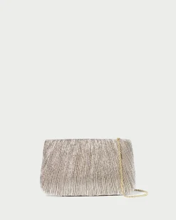 Brit Cream Flat Pleated Clutch