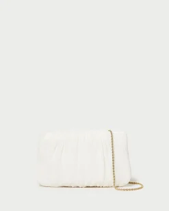 Brit Pearl Flat Pleated Clutch