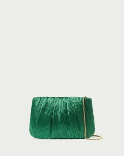 Brit Pearl Flat Pleated Clutch