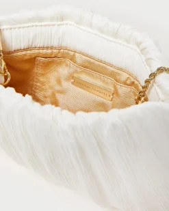 Brit Sage Flat Pleated Clutch