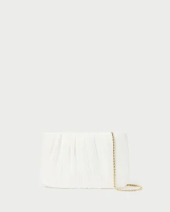 Brit Sage Flat Pleated Clutch