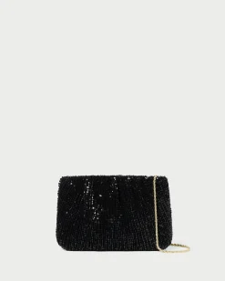 Brit White Flat Pleated Clutch