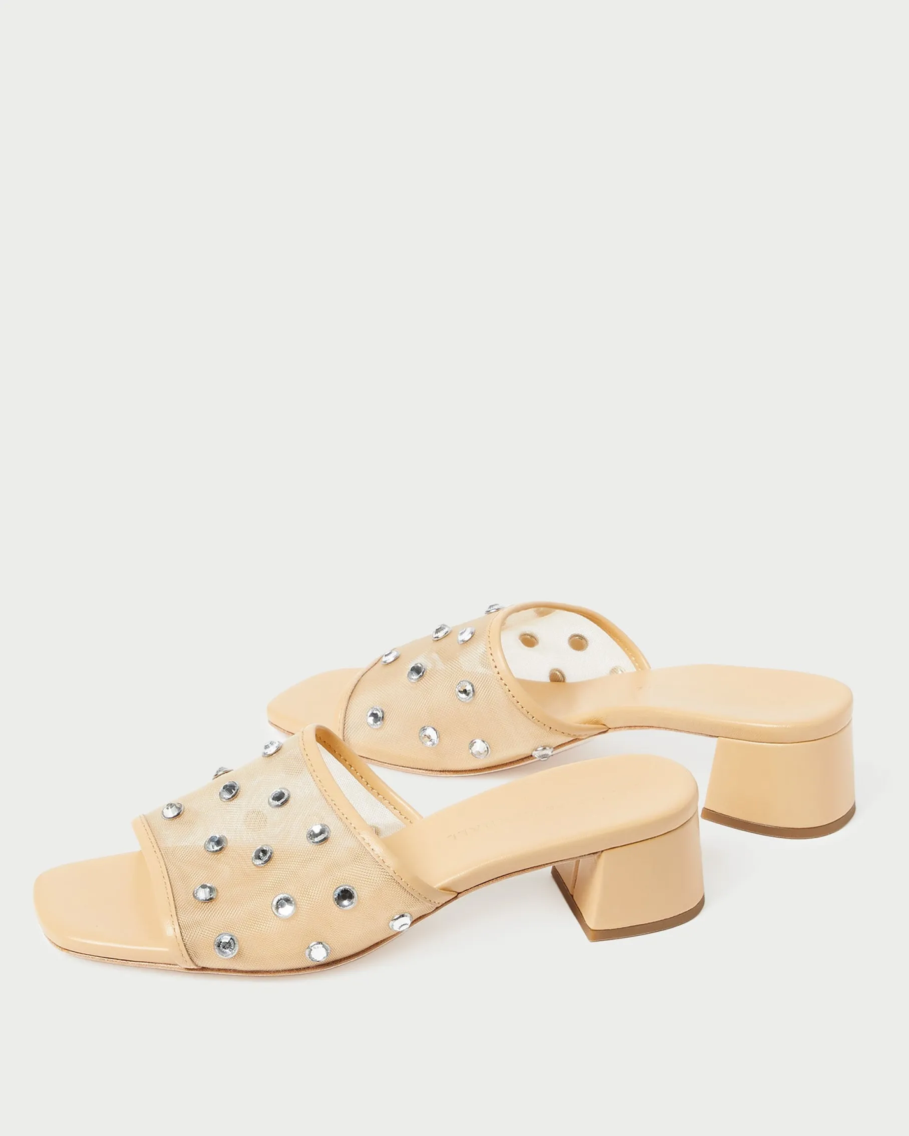 Brooke Seafoam/Crystal Mesh Mule
