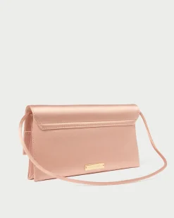 Charlee Black Leather Shoulder Bag