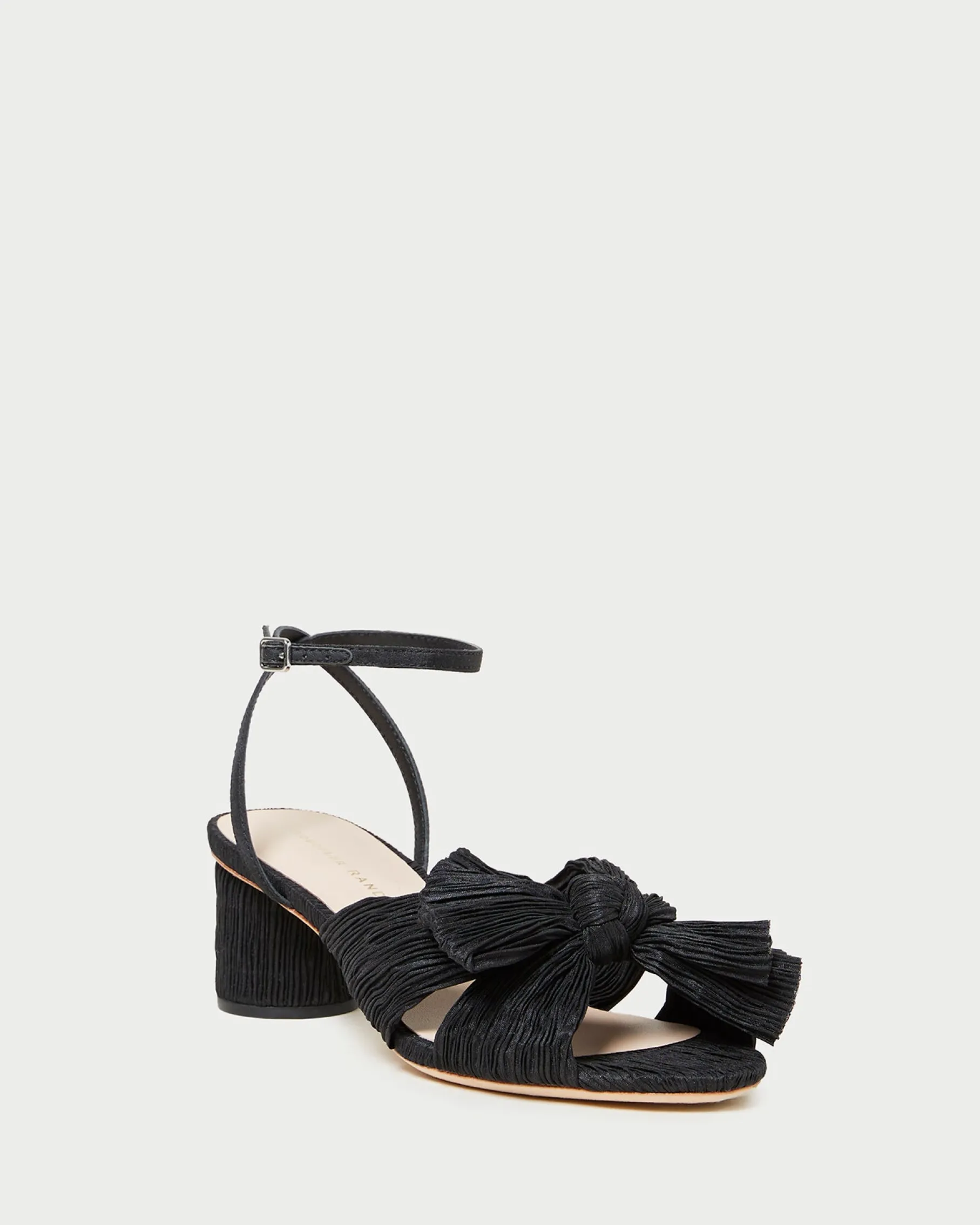 Dahlia White Lace Bow Heel