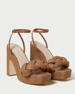 Fae Blue Denim Platform Heel