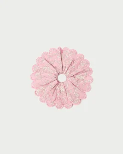 Frankie Red Gingham Scallop Scrunchie