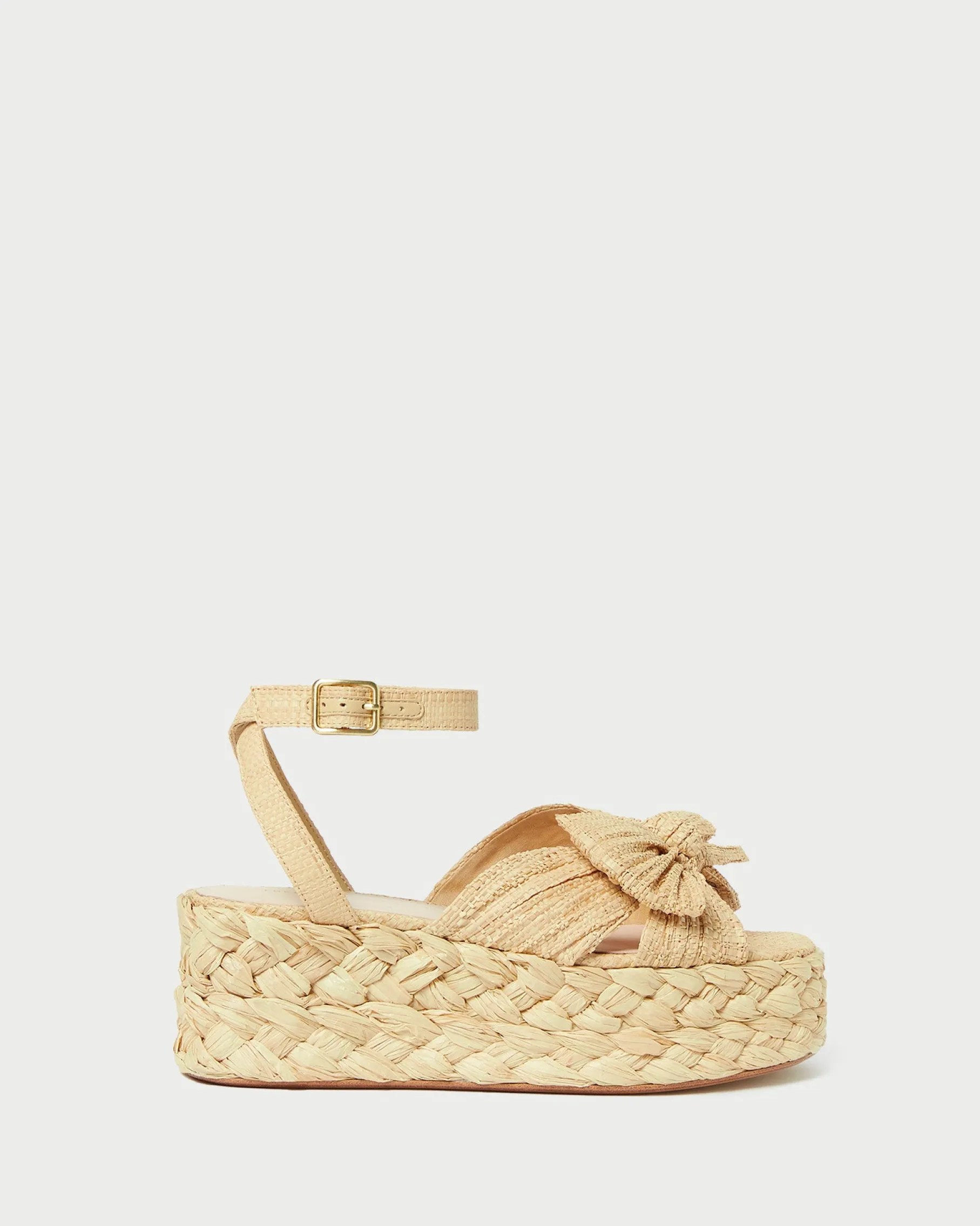 Gaby Brown Gingham Bow Espadrille