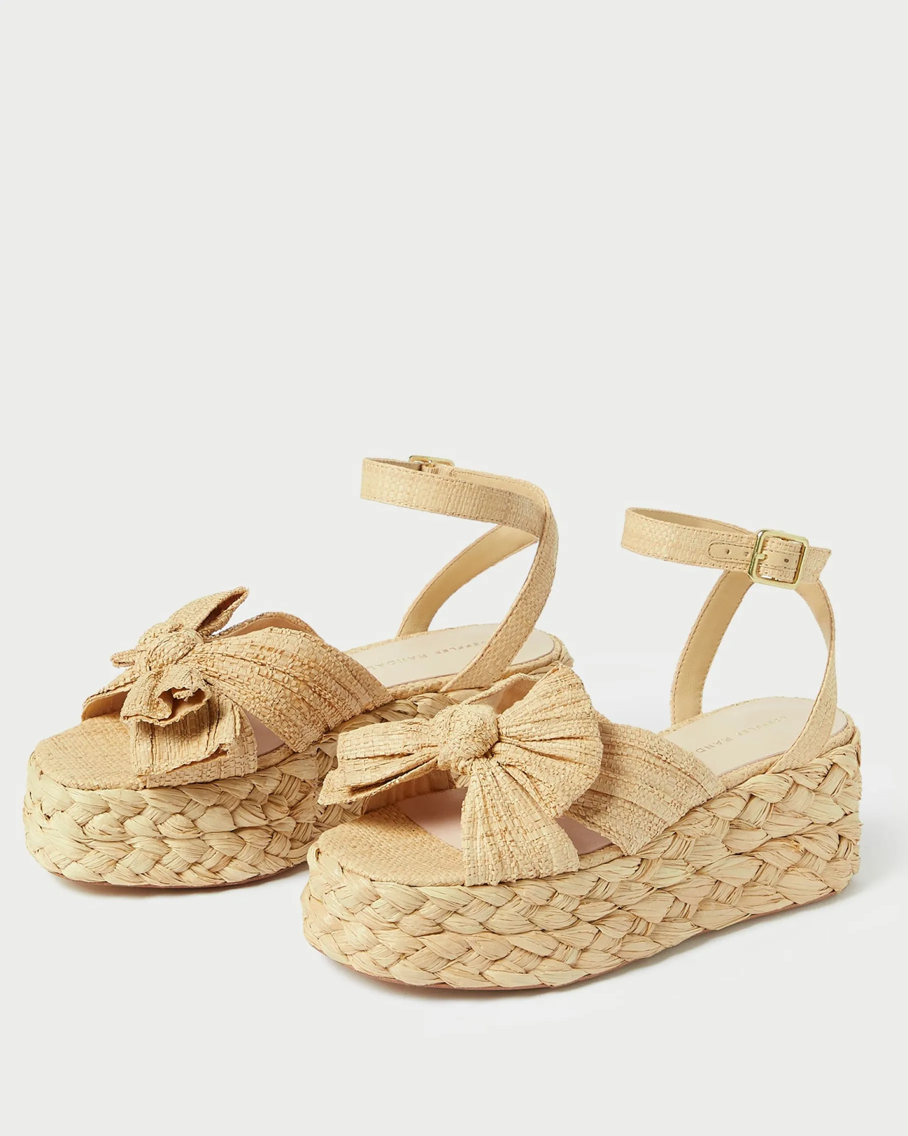 Gaby Brown Gingham Bow Espadrille