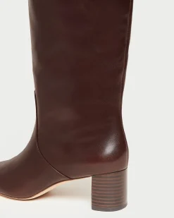 Gia Cognac Tall Boot