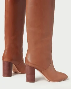 Goldy Cognac Tall Boot