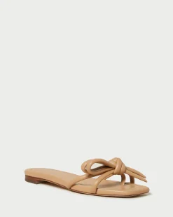 Hadley Blue Leather Bow Sandal