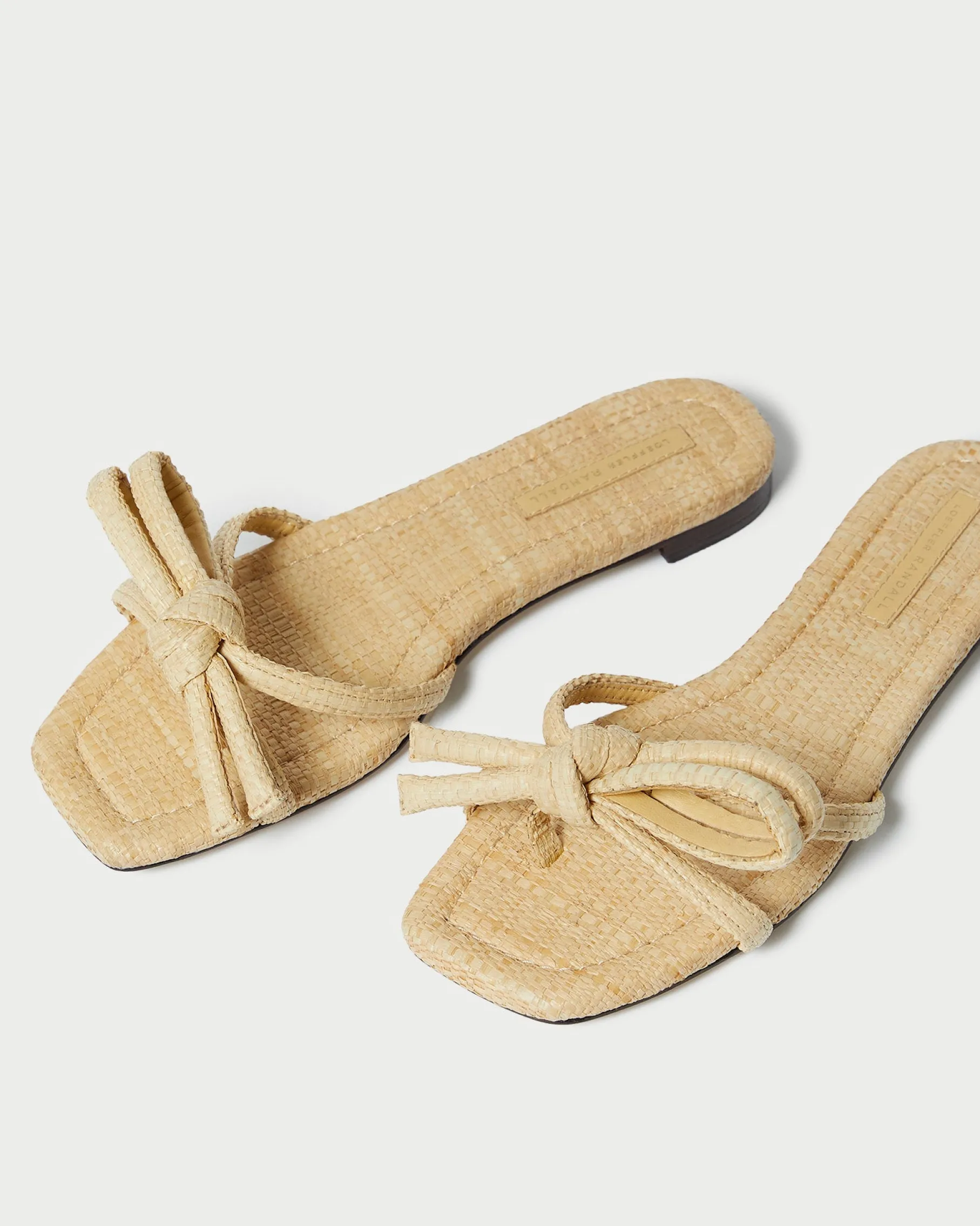 Hadley Blue Leather Bow Sandal