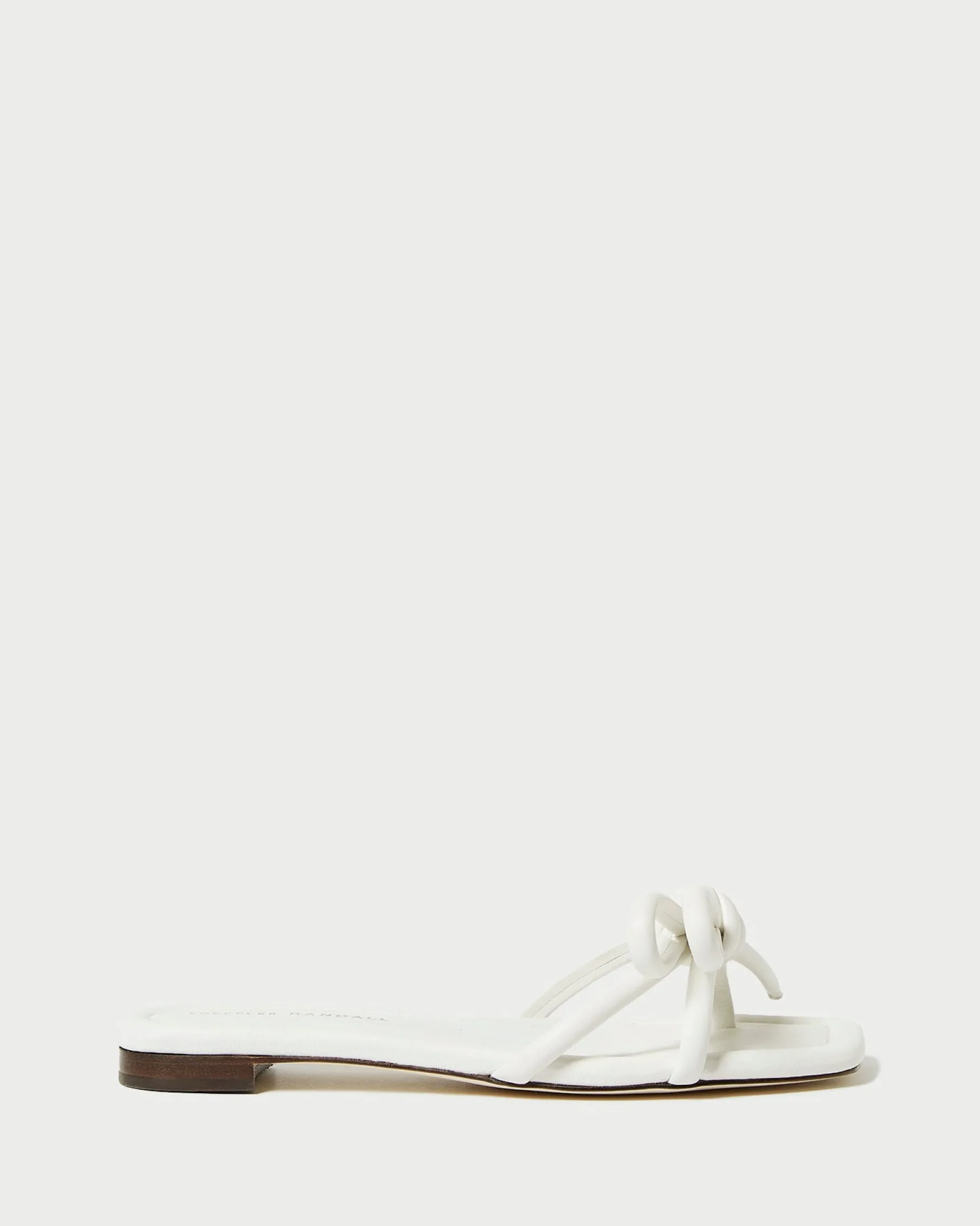 Hadley Blue Leather Bow Sandal
