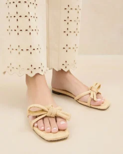 Hadley Natural Bow Sandal