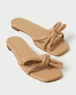 Hadley White Bow Sandal