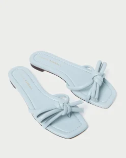 Hadley White Bow Sandal