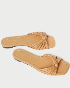 Izzie Dune Leather Knot Sandal