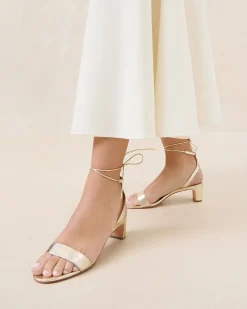 Jackie Dune Mid Heel Sandal