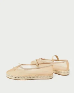 Kayla Black Mesh Ballet Espadrille