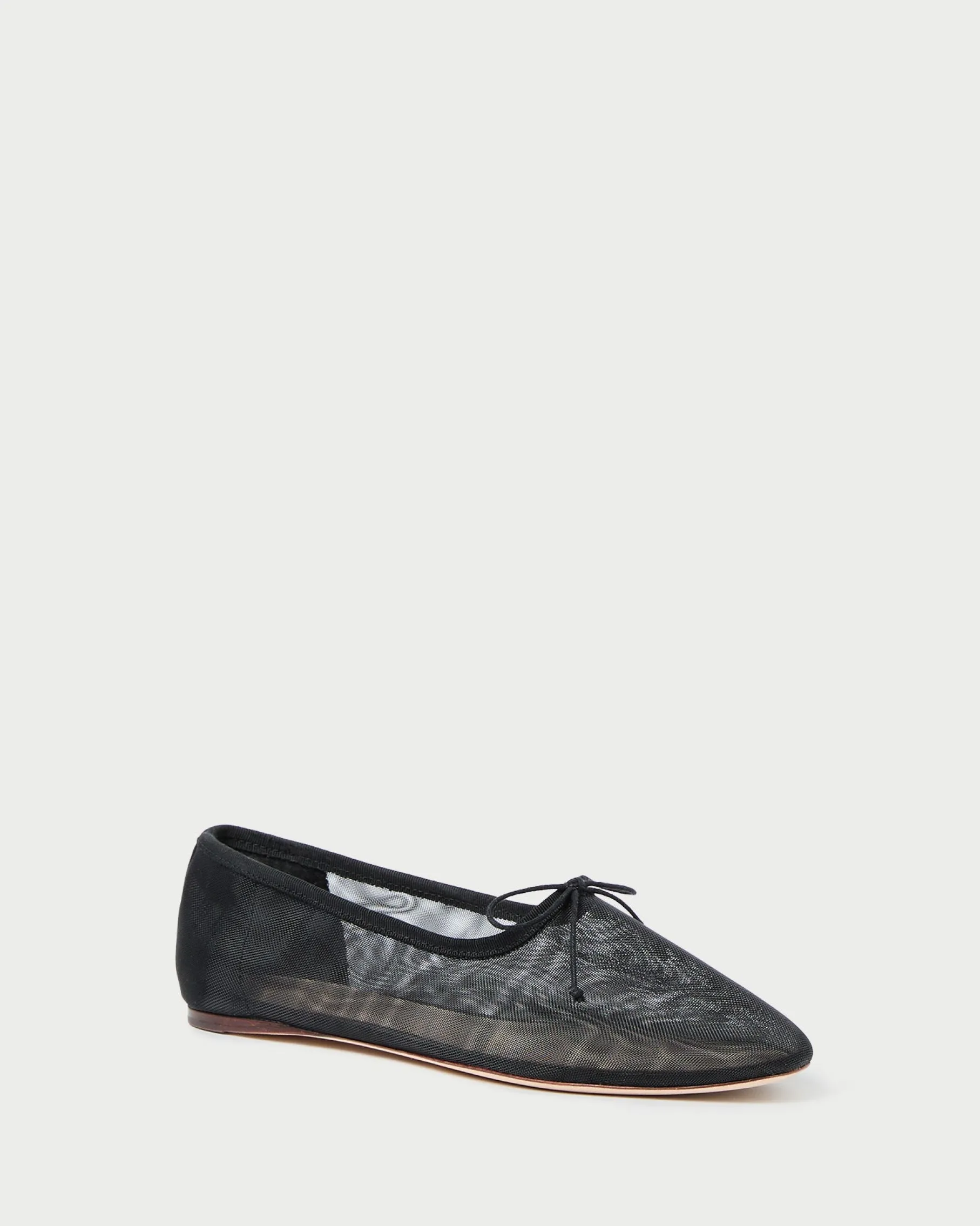 Landon Black Leather Ballet Flat