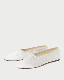 Landon Black Leather Ballet Flat