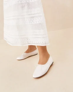 Landon Black Leather Ballet Flat
