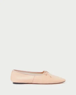 Landon Butter Satin Ballet Flat