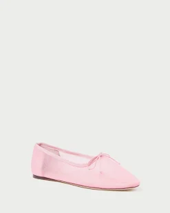 Landon Butter Satin Ballet Flat