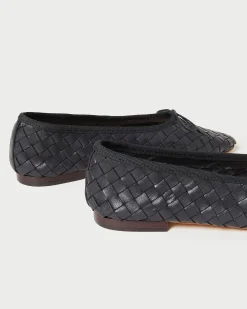Landry Chocolate Woven Ballet Flat