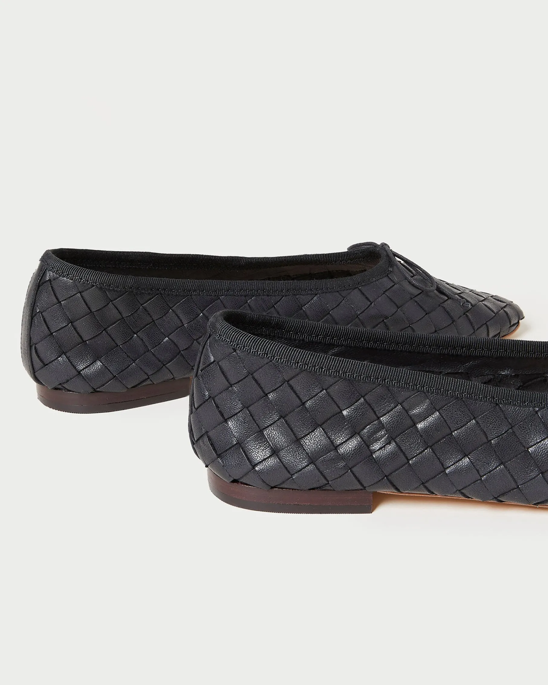 Landry Chocolate Woven Ballet Flat