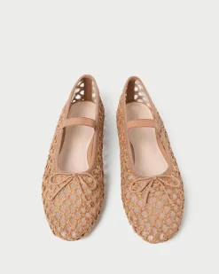 Leonie Black Crochet Ballet Flat