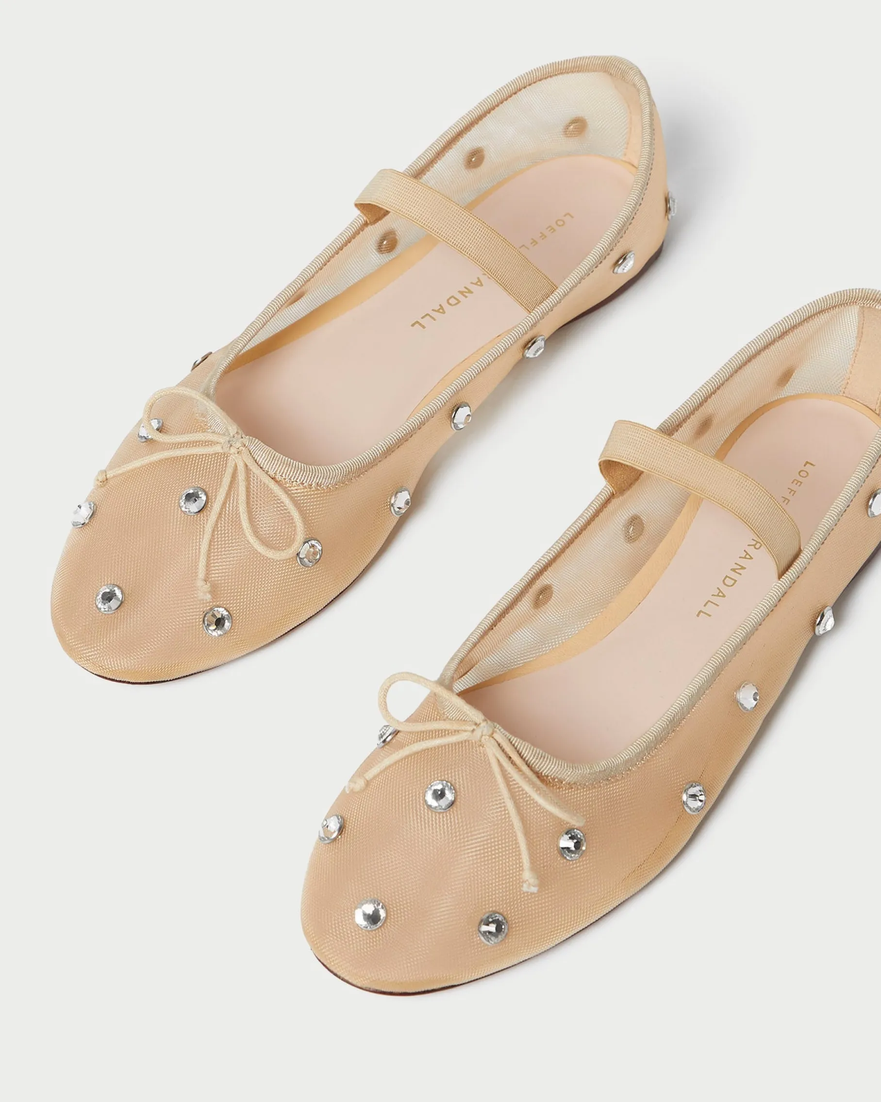 Leonie Black Leather Ballet Flat